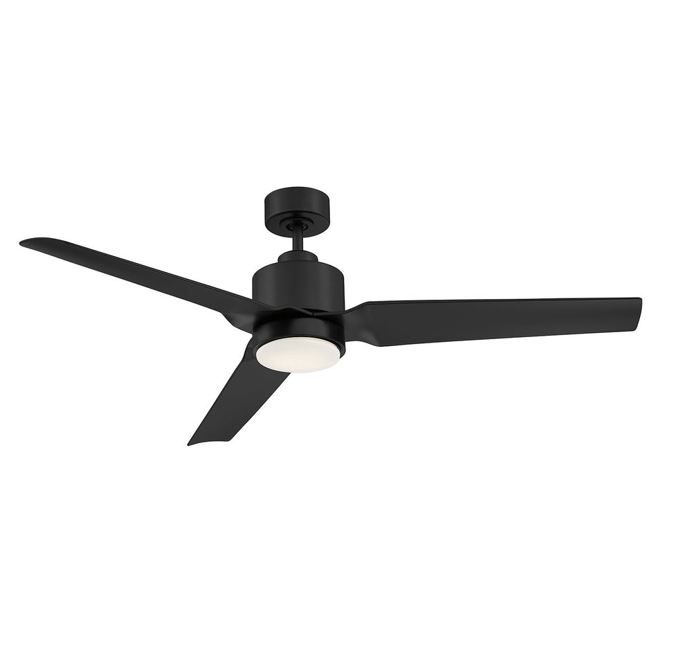Meridian - 52"Ceiling Fan - Matte Black- Union Lighting Luminaires Decor