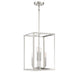 Meridian - Four Light Pendant - Polished Nickel- Union Lighting Luminaires Decor