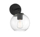 Meridian - One Light Outdoor Wall Sconce - Moutd - Matte Black- Union Lighting Luminaires Decor