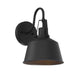 Meridian - One Light Outdoor Wall Sconce - Moutd - Matte Black- Union Lighting Luminaires Decor