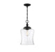 Meridian - One Light Pendant - Mpend - Matte Black- Union Lighting Luminaires Decor