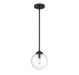 Meridian - One Light Pendant - Mpend - Matte Black- Union Lighting Luminaires Decor