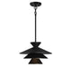 Meridian - One Light Pendant - Matte Black- Union Lighting Luminaires Decor