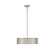 Meridian - Three Light Pendant - Brushed Nickel- Union Lighting Luminaires Decor