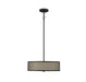 Meridian - Three Light Pendant - Matte Black- Union Lighting Luminaires Decor
