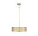 Meridian - Three Light Pendant - Natural Brass- Union Lighting Luminaires Decor