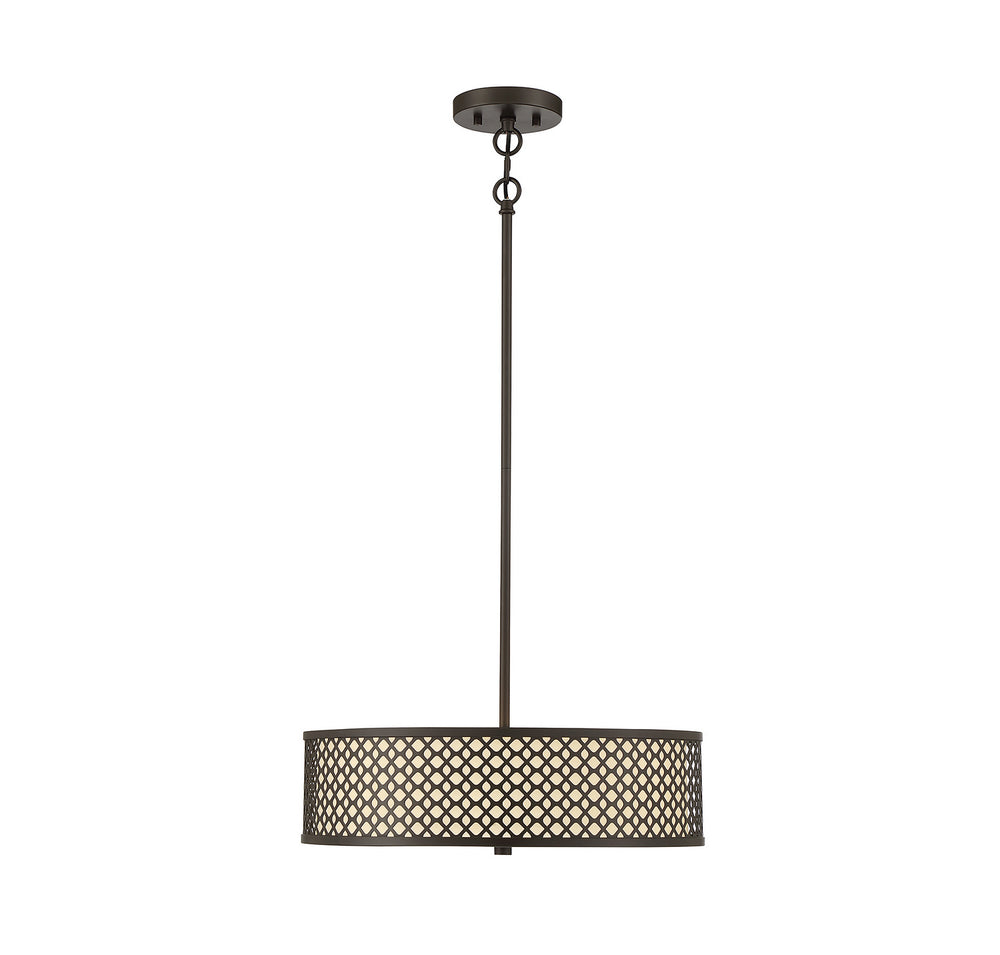 Meridian - Three Light Pendant - Oil Rubbed Bronze- Union Lighting Luminaires Decor