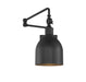 Meridian - One Light Wall Sconce - Matte Black- Union Lighting Luminaires Decor