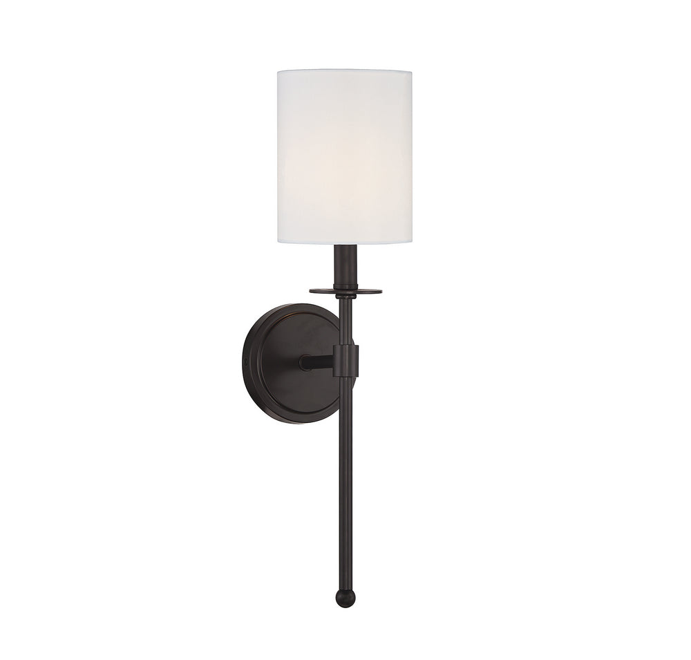 Meridian - One Light Wall Sconce - Oil Rubbed Bronze- Union Lighting Luminaires Decor