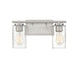 Meridian - Two Light Bathroom Vanity Light - Mbath - Brushed Nickel- Union Lighting Luminaires Decor