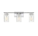 Meridian - Three Light Bathroom Vanity Light - Mbath - Chrome- Union Lighting Luminaires Decor