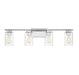 Meridian - Four Light Bathroom Vanity Light - Mbath - Chrome- Union Lighting Luminaires Decor