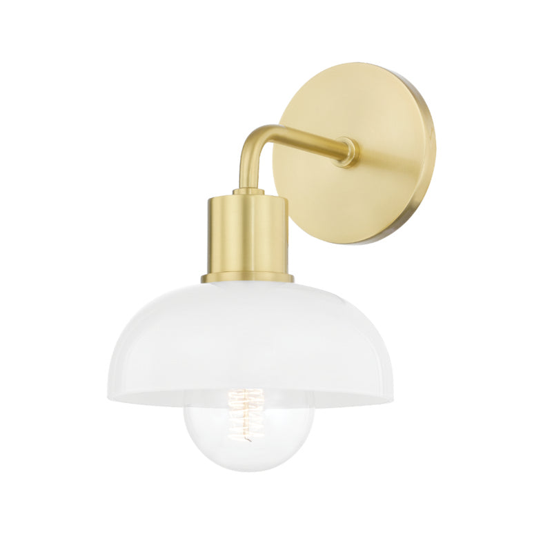 Mitzi - One Light Bath and Vanity - Kyla - Aged Brass- Union Lighting Luminaires Decor