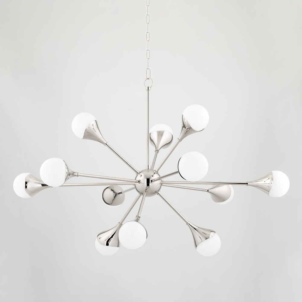 Mitzi Canada - LED Chandelier - Ariana - Polished Nickel- Union Lighting Luminaires Decor
