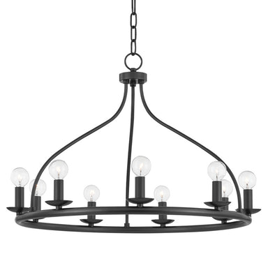 Mitzi Canada - Nine Light Chandelier - Kendra - Old Bronze- Union Lighting Luminaires Decor
