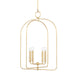 Mitzi Canada - Four Light Pendant - Mallory - Gold Leaf- Union Lighting Luminaires Decor