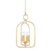 Mitzi - Four Light Pendant - Mallory - Gold Leaf- Union Lighting Luminaires Decor