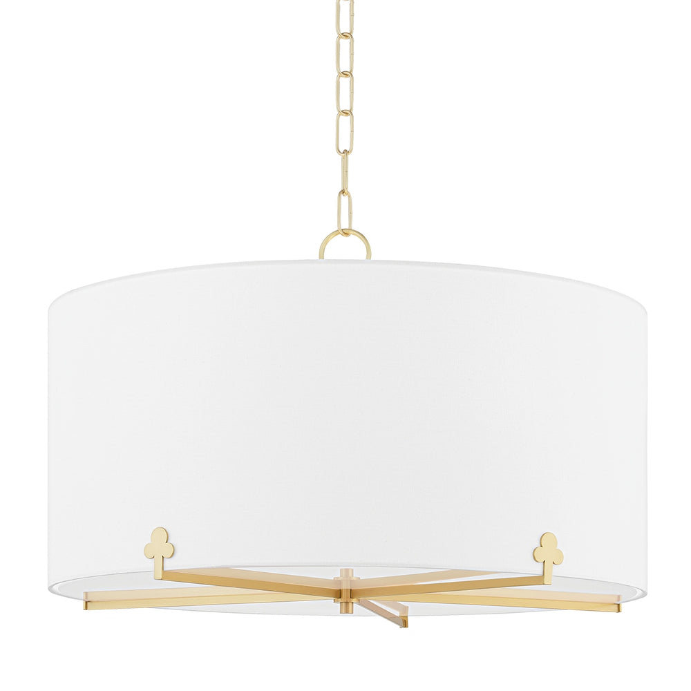 Mitzi Canada - Five Light Chandelier - Darlene - Aged Brass- Union Lighting Luminaires Decor