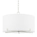 Mitzi Canada - Five Light Chandelier - Darlene - Polished Nickel- Union Lighting Luminaires Decor
