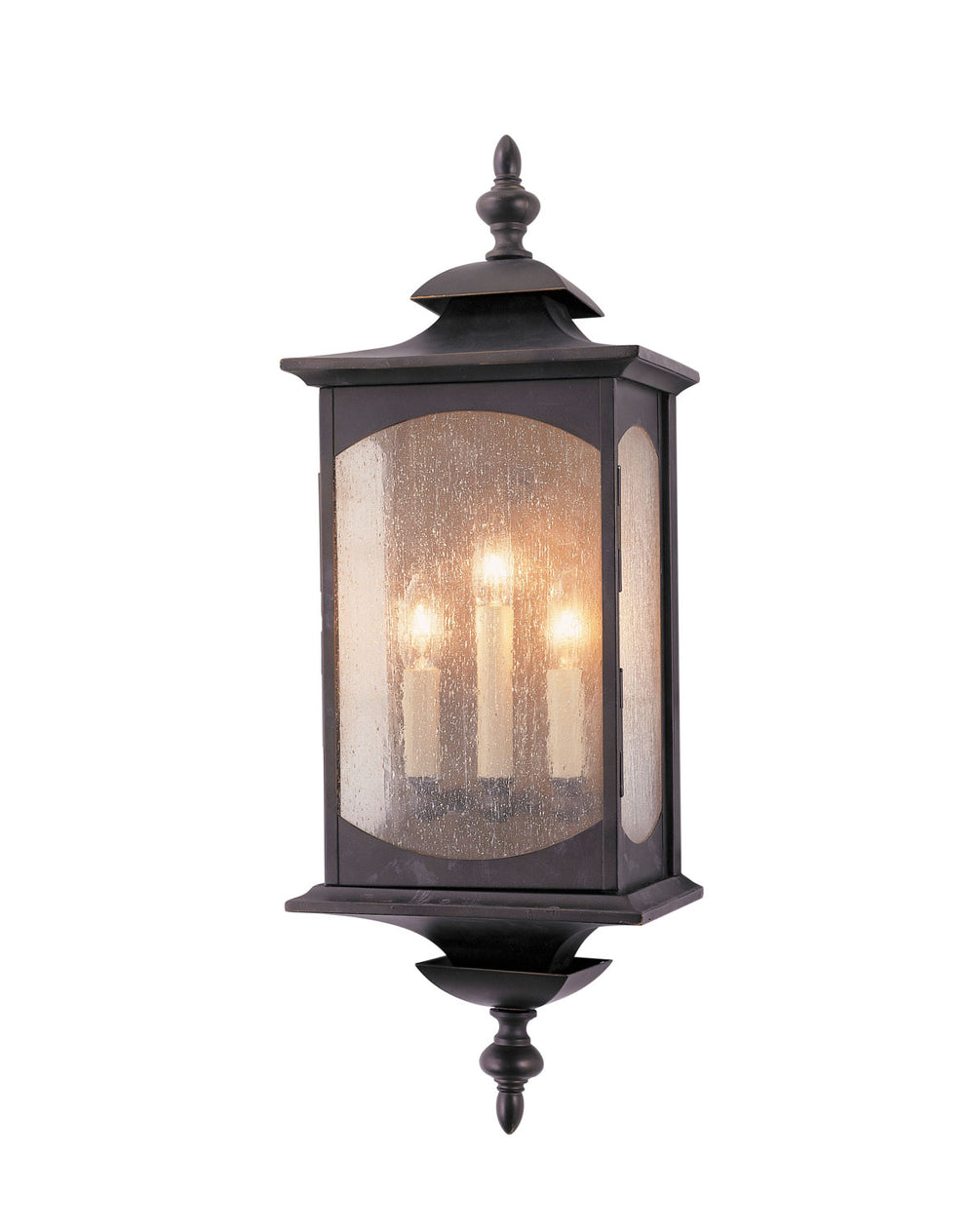 Generation Lighting Canada - Three Light Outdoor Fixture - Market Square - Oil Rubbed Bronze- Union Lighting Luminaires Decor