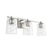 Capital Lighting - Three Light Vanity - Burke - Polished Nickel- Union Lighting Luminaires Decor