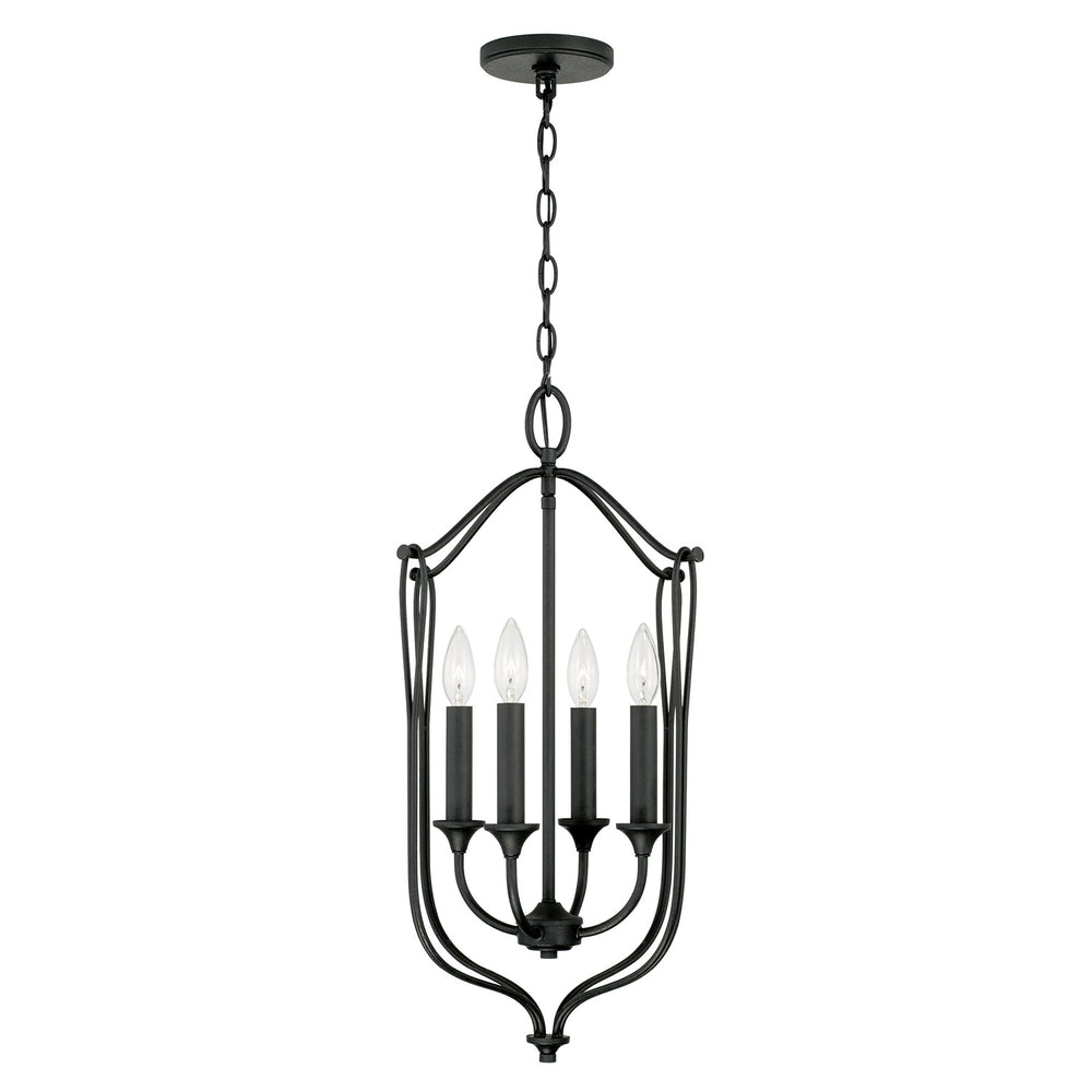 Capital Lighting - Four Light Foyer - Bentley - Black Iron- Union Lighting Luminaires Decor