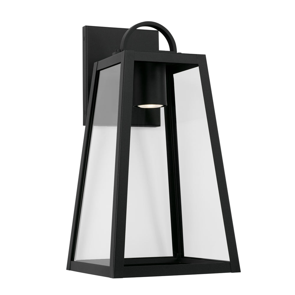Capital Lighting - One Light Outdoor Wall Lantern - Leighton - Black- Union Lighting Luminaires Decor