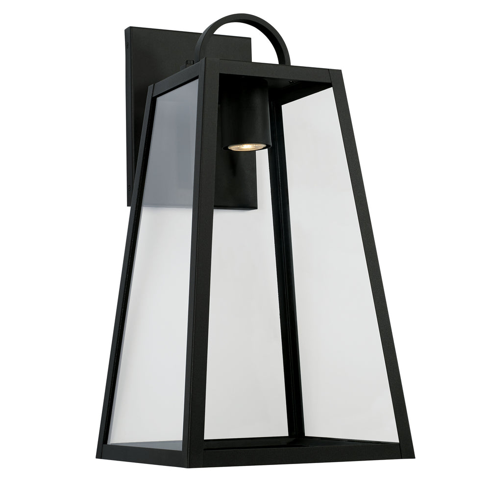 Capital Lighting - One Light Outdoor Wall Lantern - Leighton - Black- Union Lighting Luminaires Decor