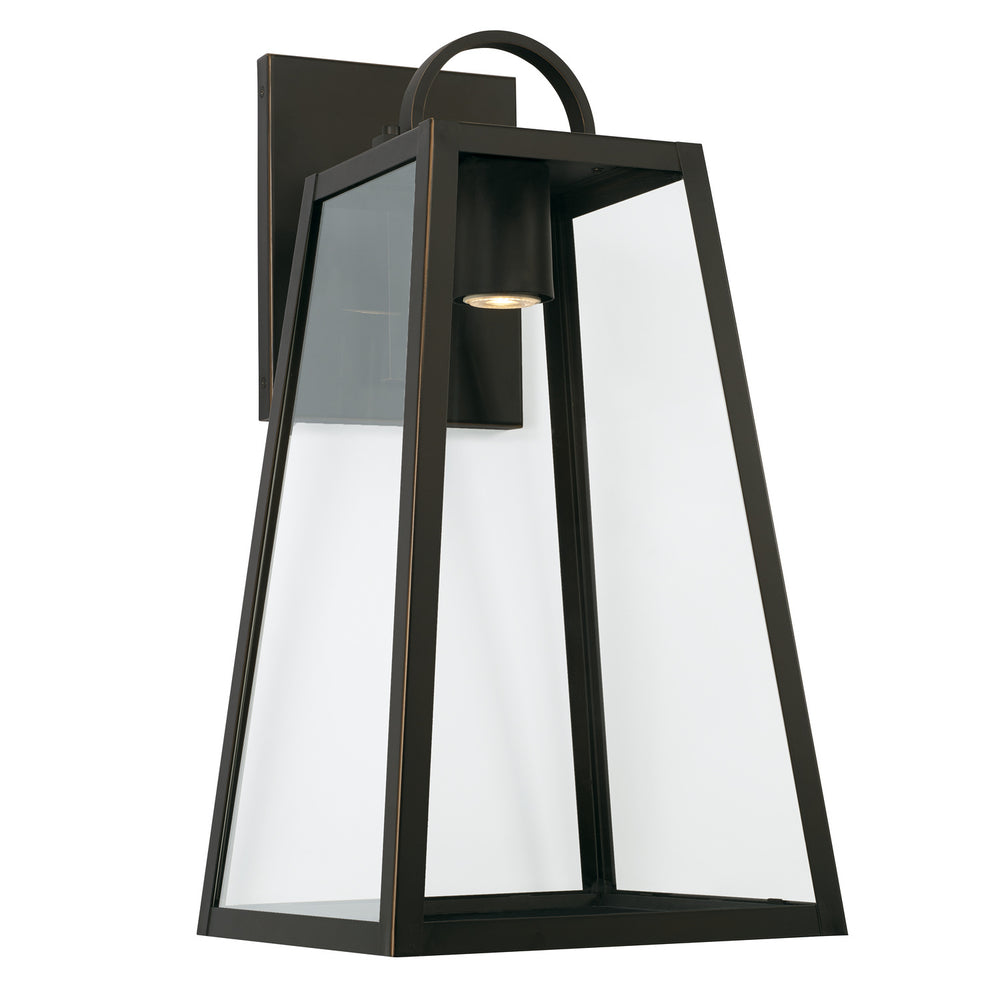 Capital Lighting - One Light Outdoor Wall Lantern - Leighton - Oiled Bronze- Union Lighting Luminaires Decor