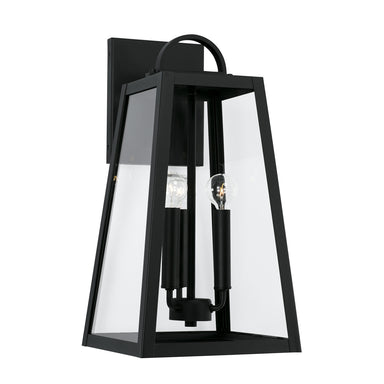 Capital Lighting - Three Light Outdoor Wall Lantern - Leighton - Black- Union Lighting Luminaires Decor