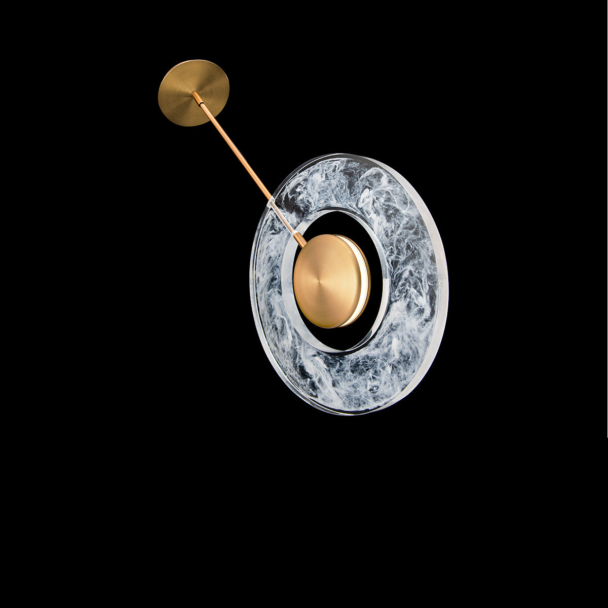 Modern Forms Canada - LED Mini Pendant - Cymbal - Aged Brass- Union Lighting Luminaires Decor