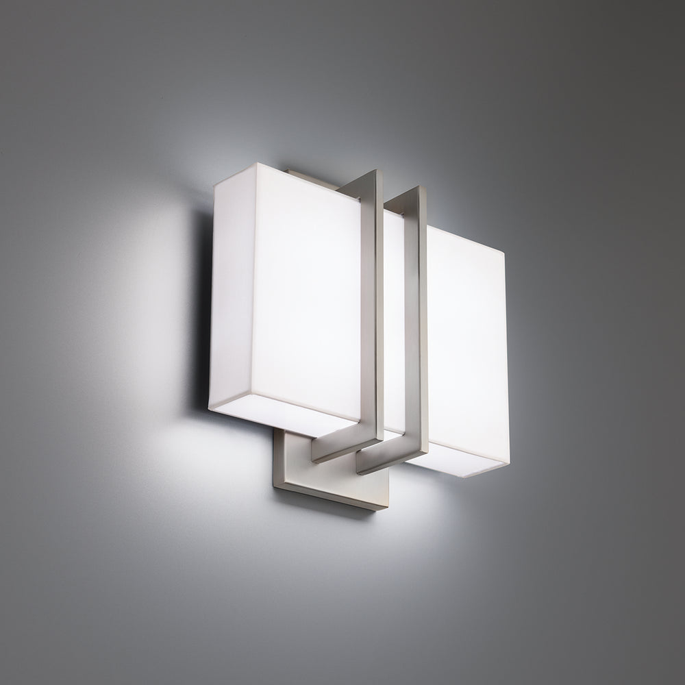 Modern Forms Canada - LED Wall Sconce - Downton - Brushed Nickel- Union Lighting Luminaires Decor