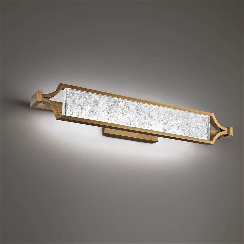 Modern Forms Canada - LED Vanity - Emblem - Aged Brass- Union Lighting Luminaires Decor