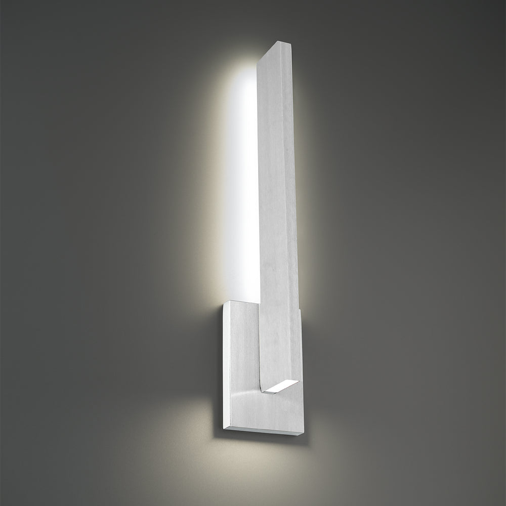 Modern Forms Canada - LED Outdoor Wall Sconce - Mako - Brushed Aluminum- Union Lighting Luminaires Decor