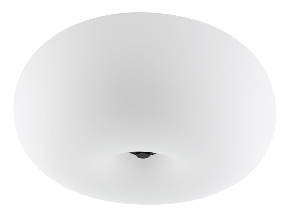 Eglo Canada - LED Ceiling Mount - Optica - Black- Union Lighting Luminaires Decor