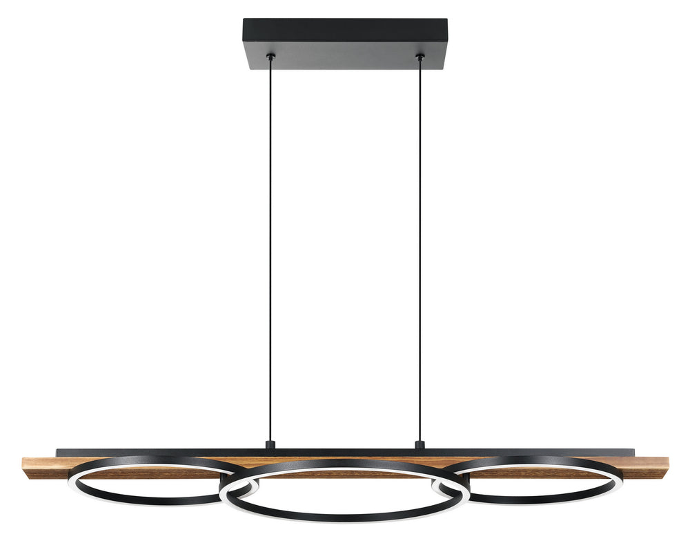 Eglo Canada - LED Pendant - Boyal - Brushed Pine Wood- Union Lighting Luminaires Decor