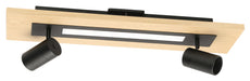 Eglo Canada - LED Fixed Track Light - Torrestralle - Wood & Black- Union Lighting Luminaires Decor