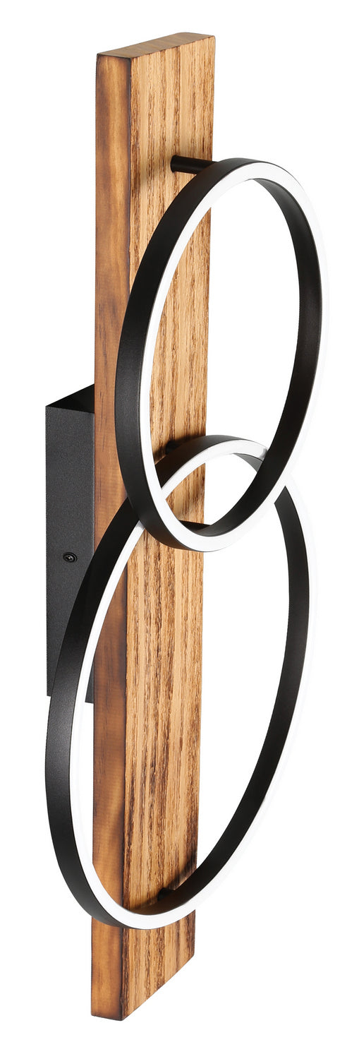 Eglo Canada - LED Wall or Ceiling Mount - Boyal - Brushed Pine Wood- Union Lighting Luminaires Decor