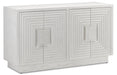 Currey and Company - Cabinet - Morombe - Cerused White- Union Lighting Luminaires Decor