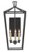 Currey and Company - Three Light Wall Sconce - Denison Collection - Molé Black- Union Lighting Luminaires Decor