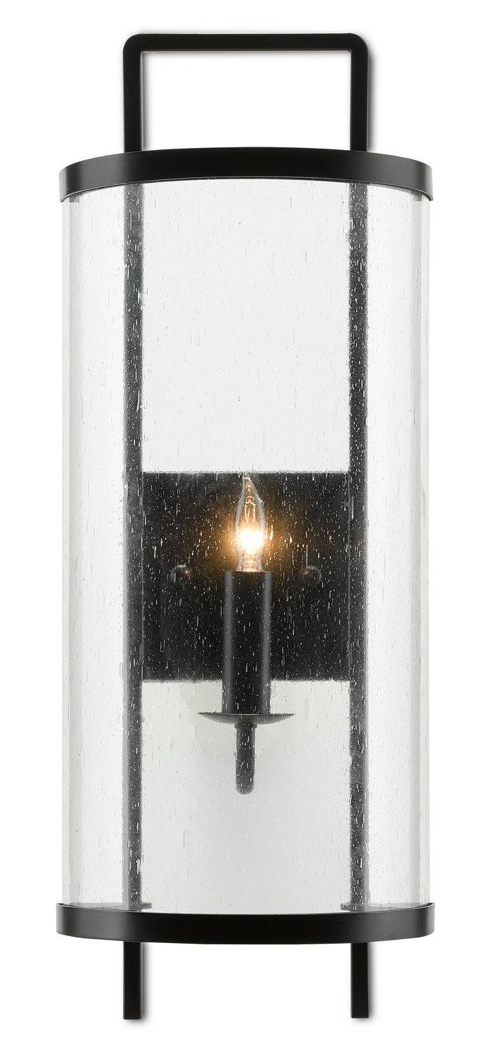 Currey and Company - One Light Wall Sconce - Breakspear Collection - Antique Black- Union Lighting Luminaires Decor