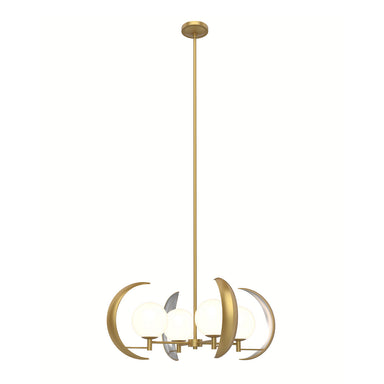 Alora Canada - Four Light Chandelier - Celeste - Urban Bronze|Vintage Brass- Union Lighting Luminaires Decor