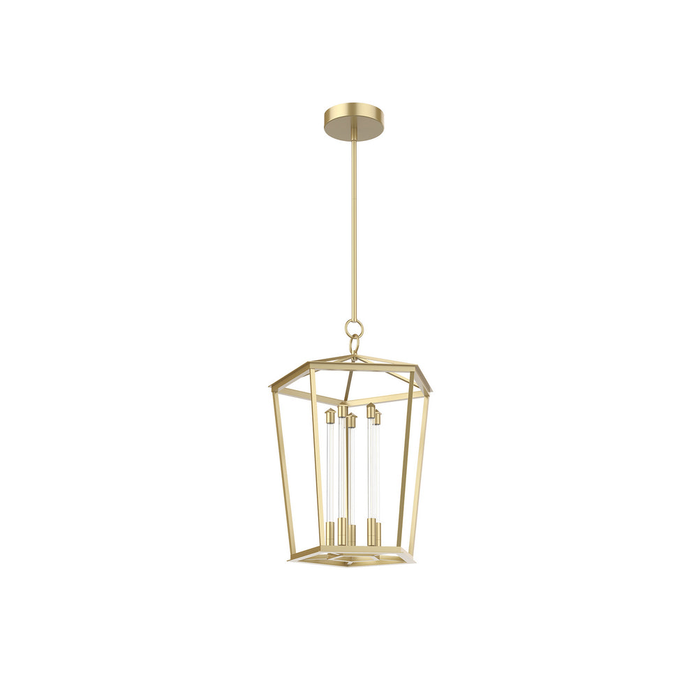 Alora Canada - LED Pendant - Delphine - Natural Brass- Union Lighting Luminaires Decor