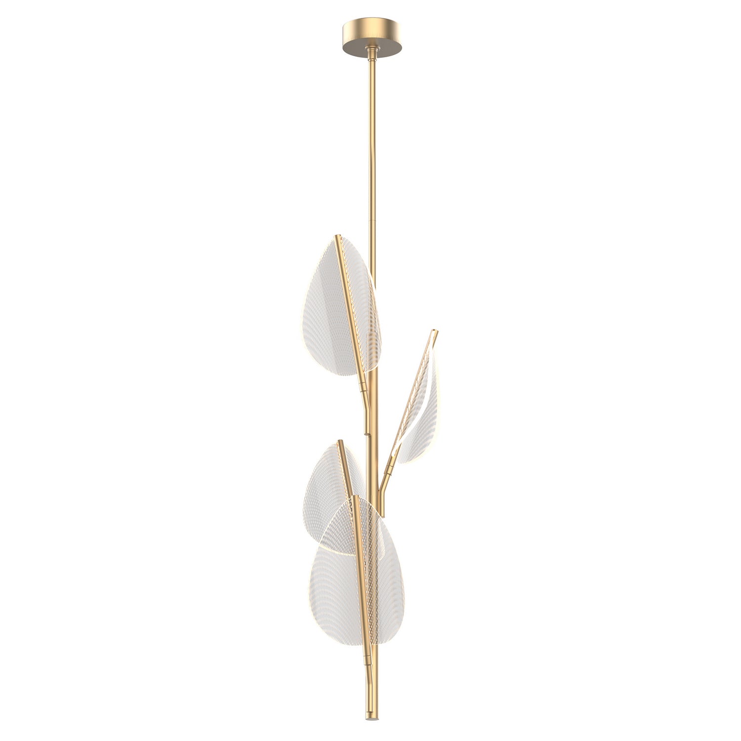 Alora Canada - LED Pendant - Flora - Natural Brass- Union Lighting Luminaires Decor