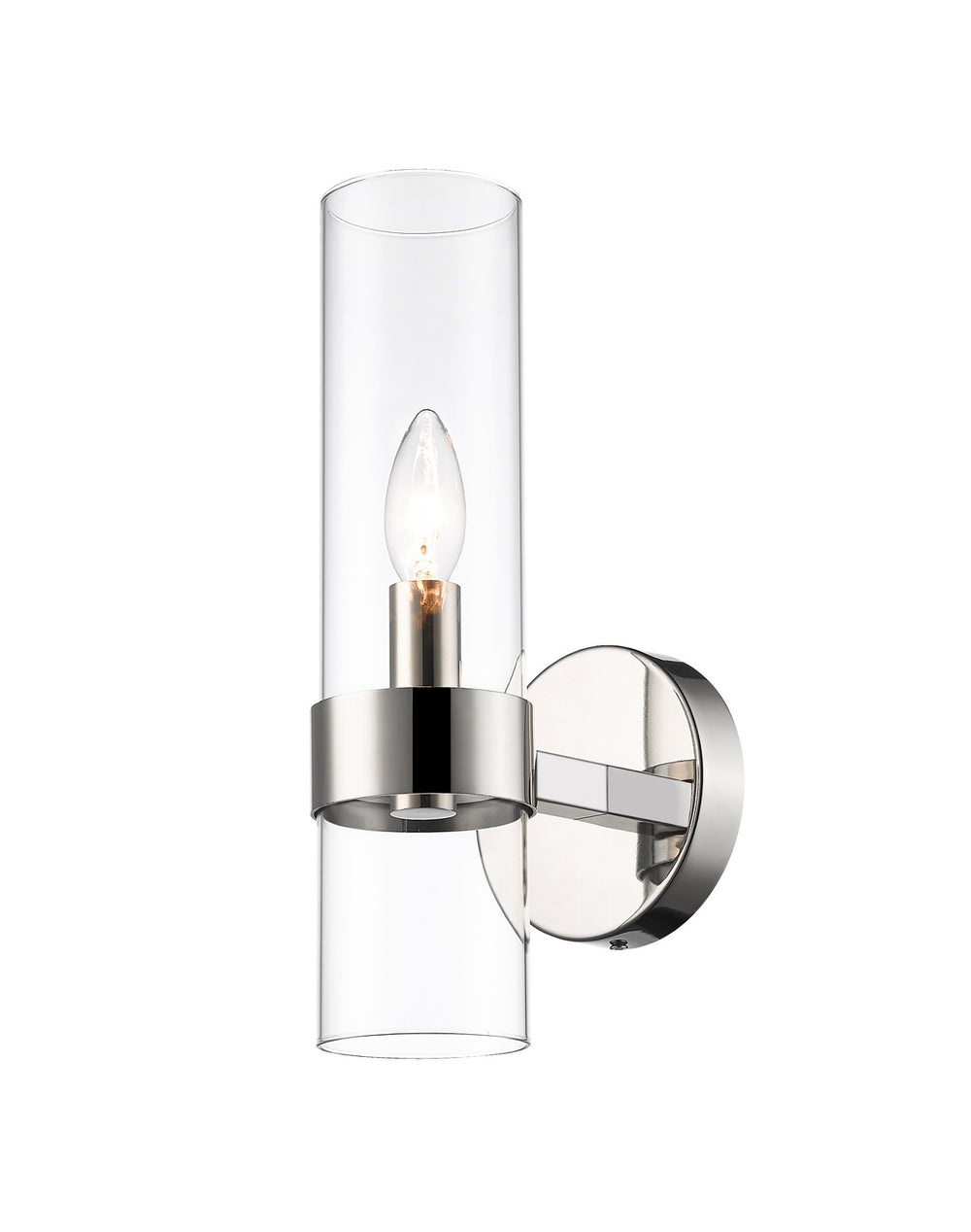 Z-Lite Canada - One Light Wall Sconce - Datus - Polished Nickel- Union Lighting Luminaires Decor