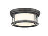 Z-Lite Canada - Two Light Flush Mount - Willow - Bronze- Union Lighting Luminaires Decor