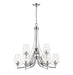Z-Lite Canada - Nine Light Chandelier - Joliet - Chrome- Union Lighting Luminaires Decor