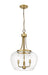 Z-Lite Canada - Three Light Pendant - Joliet - Olde Brass- Union Lighting Luminaires Decor