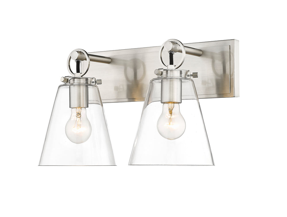 Z-Lite Canada - Two Light Vanity - Harper - Brushed Nickel- Union Lighting Luminaires Decor