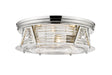 Z-Lite Canada - Four Light Flush Mount - Cape Harbor - Polished Nickel- Union Lighting Luminaires Decor